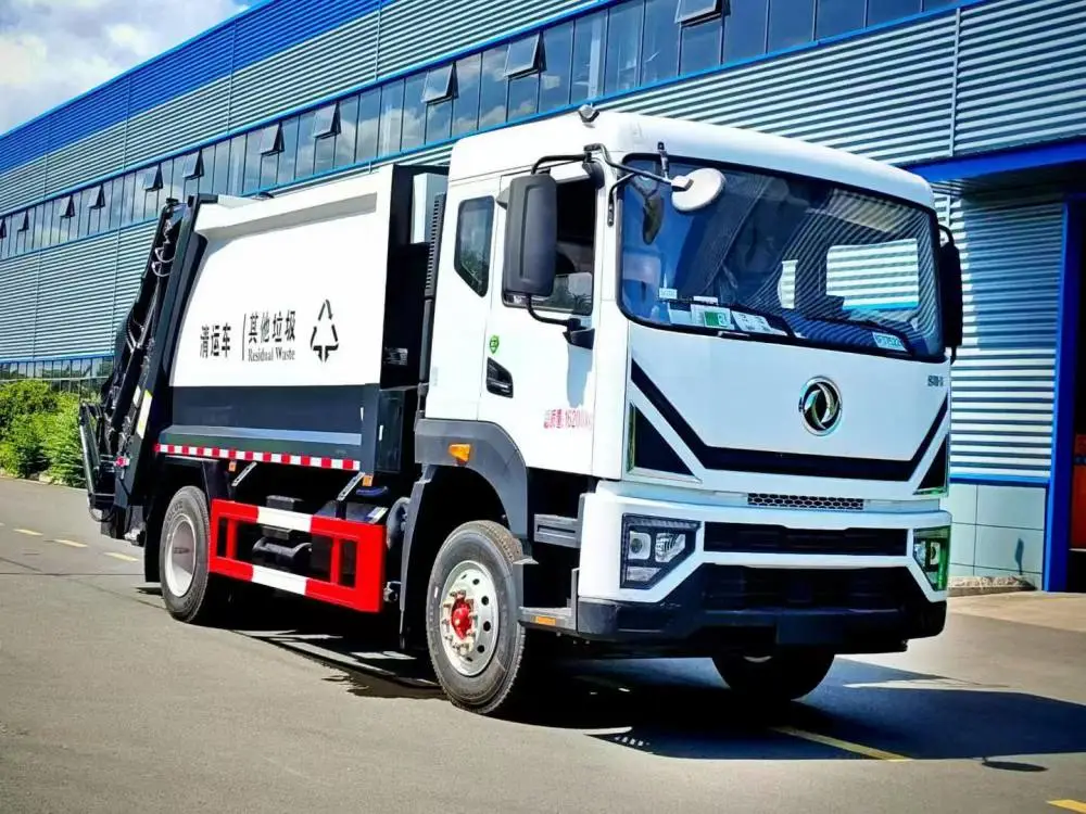 东风D9压缩垃圾车 12.5方垃圾处理车 垃圾清运车 环卫车