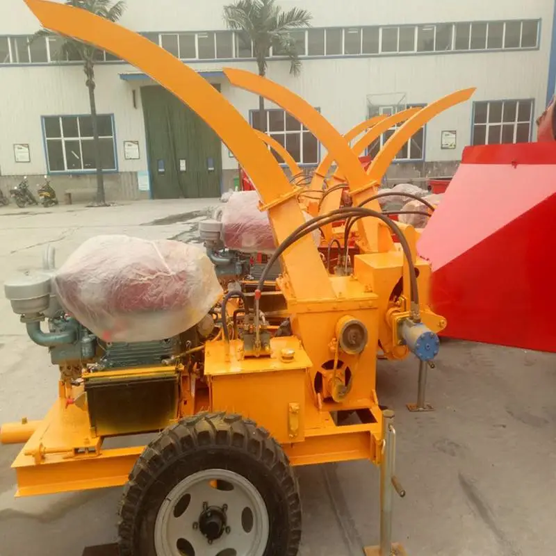 树枝粉碎机机械设备 小型电动树枝粉碎机 小型树叶粉碎机 果园枝条粉碎机厂家