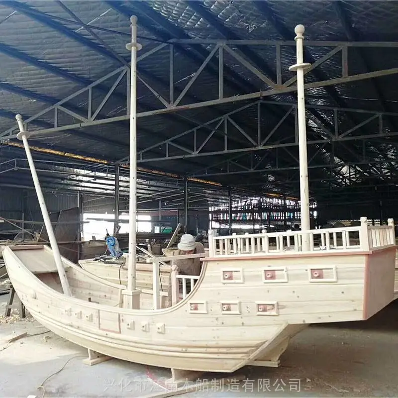 福建三明小型仿古道具船免费设计