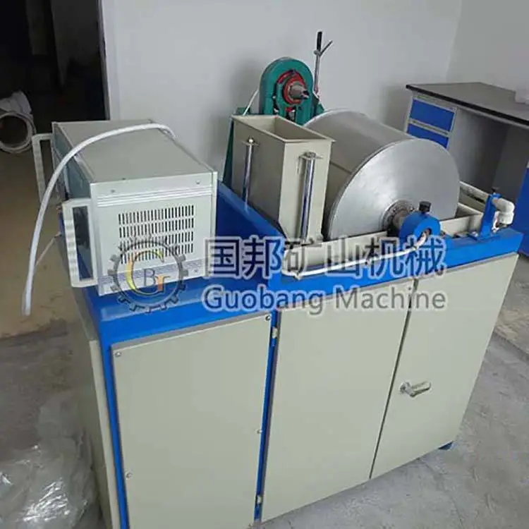 海南小型选矿磁选机规格参数电磁磁选机鼓形湿法弱磁选机