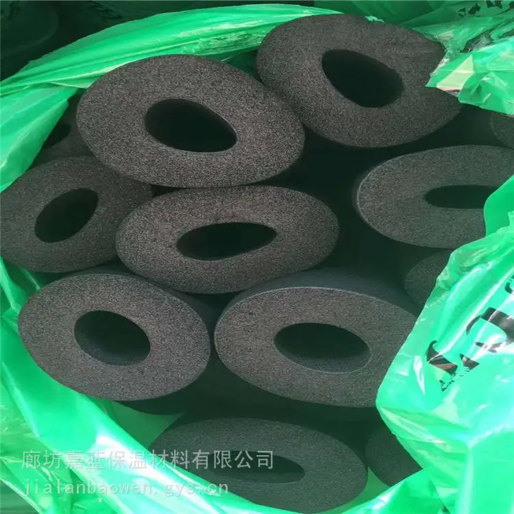 兰州缘橡塑管 黑隔热橡塑保温管生产厂家