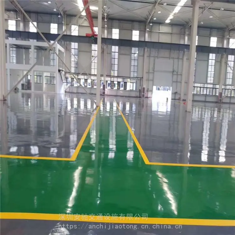 安驰交通专业承接东莞车间防静电地板漆 工业地坪施工多年经验