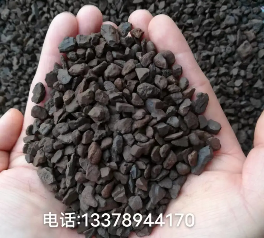 兴发锰业现货供应北方地下水除铁除锰30-40% 多规格锰砂滤料