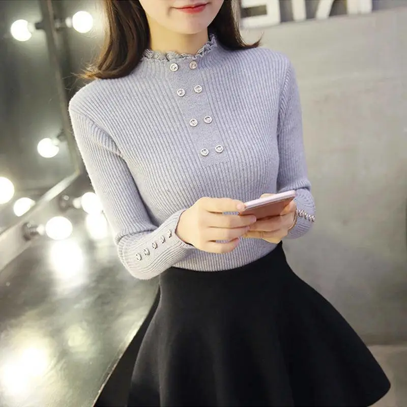 服装5元批发部半高领针织高端打底衫服装品牌尾货批发