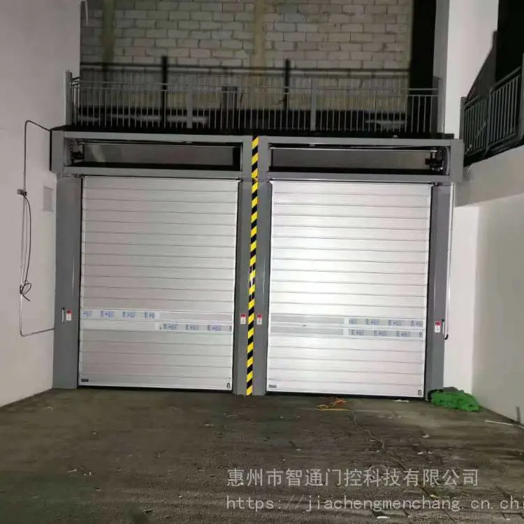 东莞市万江区仓库门 快速涡轮门卷帘门 厂家安装智通
