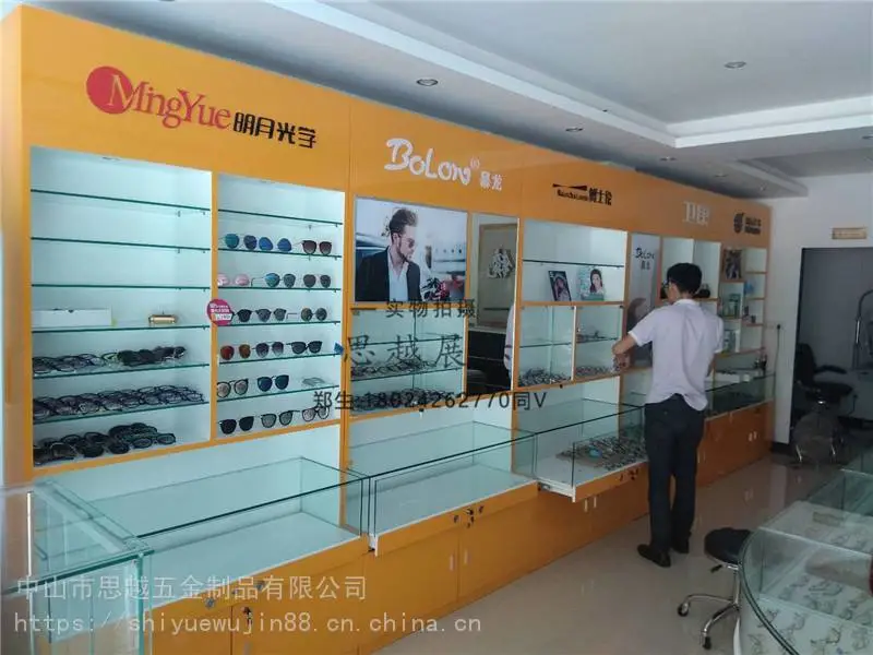 大量眼镜柜台全新高柜出售加工珠宝手表展示柜