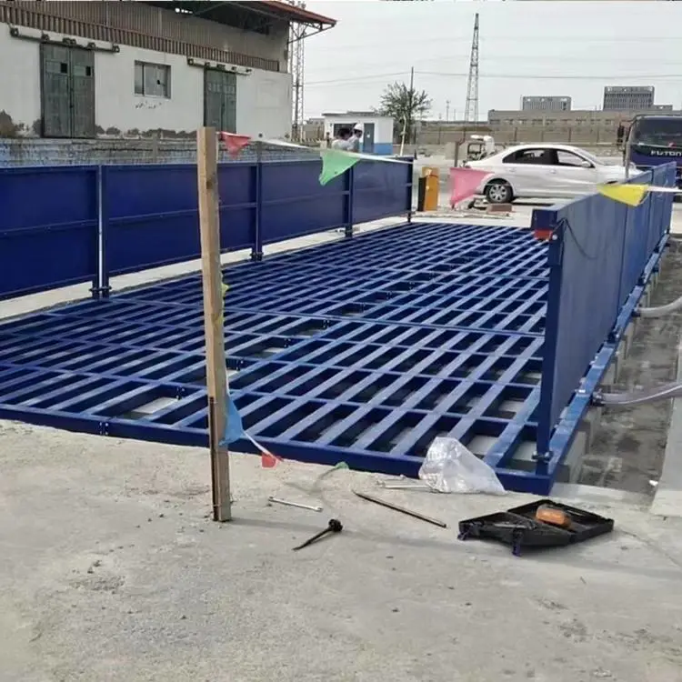 聚仁工程洗车机 平台半封闭式大型污垢 建筑运输车冲洗设备