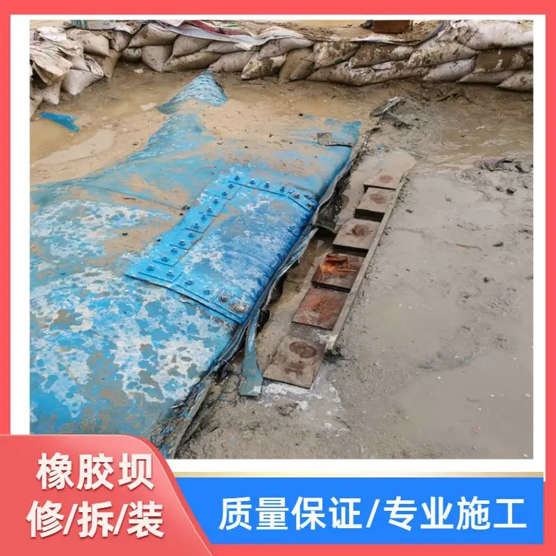 烟台橡胶坝维修施工拆除及安装充水式橡胶坝