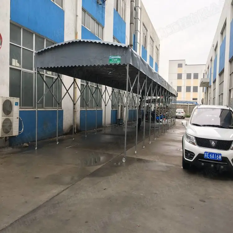 梅州梅江定制电动推拉雨篷围布防雨烧烤篷本地有做吗