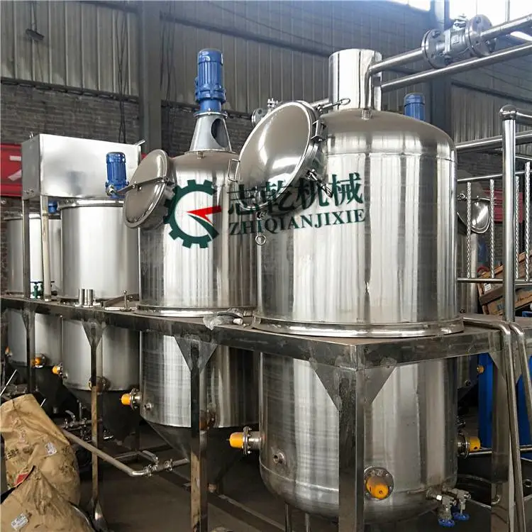 核桃油加工设备 榨油机精炼油设备 精炼油设备好用吗