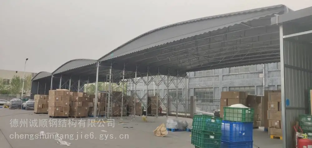 移动停车棚福州仓储棚帆布电动工业雨棚活动厂房棚