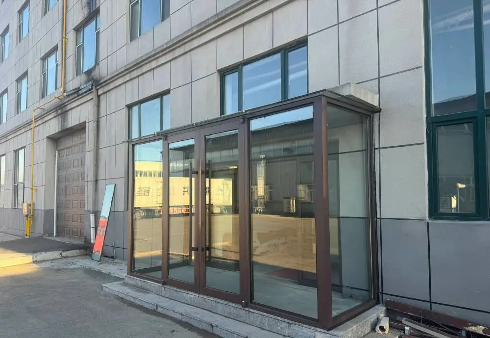 红桥区安装玻璃门，自动感应门，肯德基门现场搭建