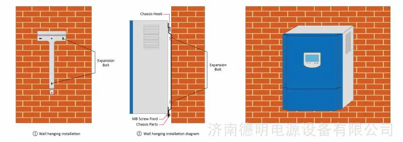 离网风光互补控制器安装示意图1