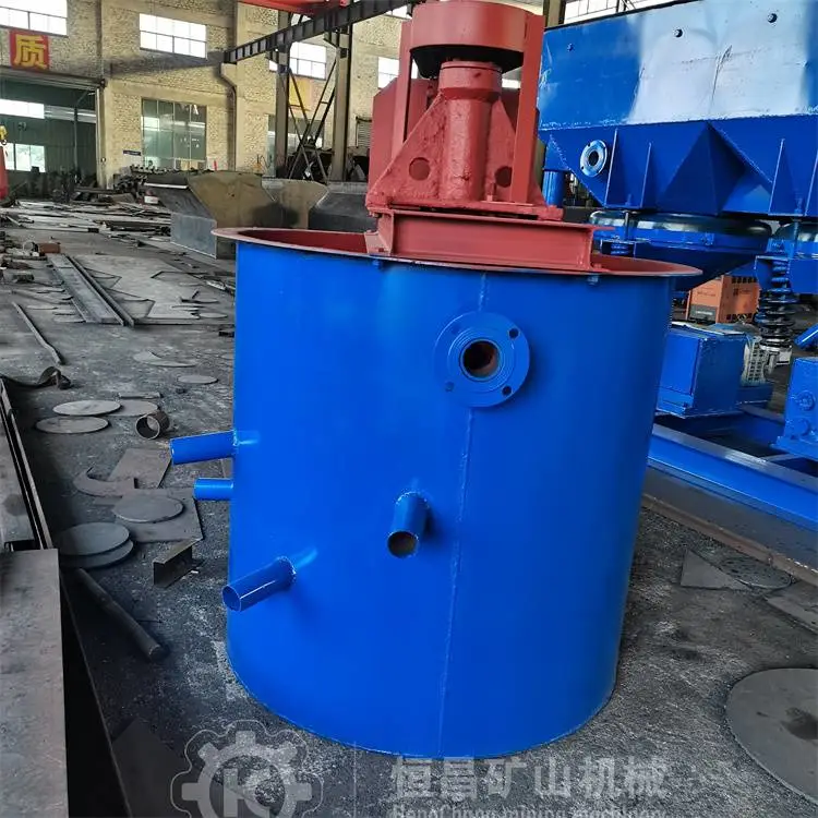 浮选药剂用搅拌槽 提升浓度矿用搅拌桶 单层防腐矿浆搅拌机械