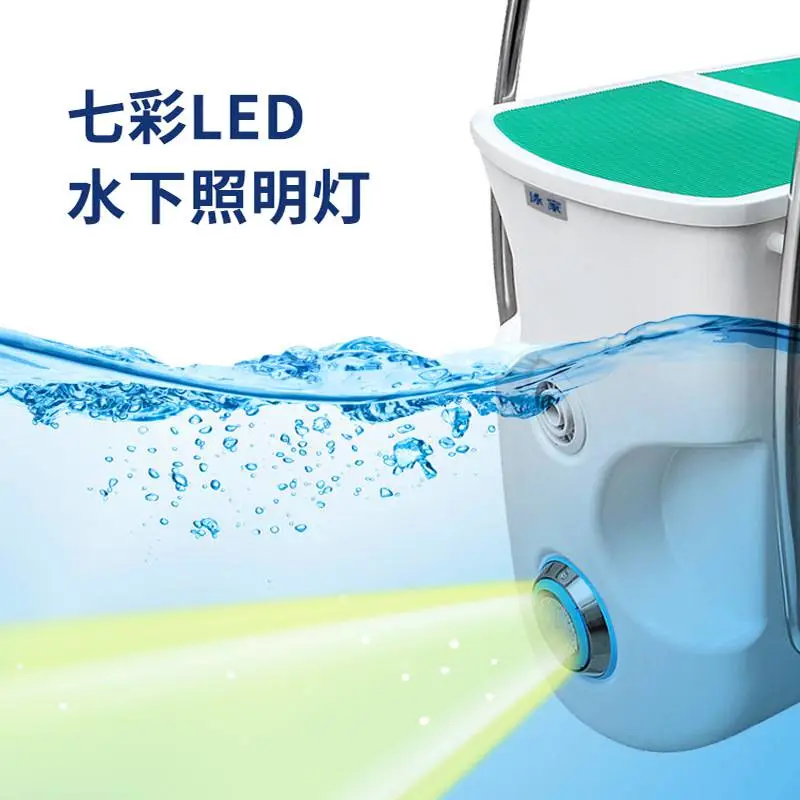 游泳池壁挂机过滤器一体化清洁消毒壁挂式循环水泵泳池水处理设备