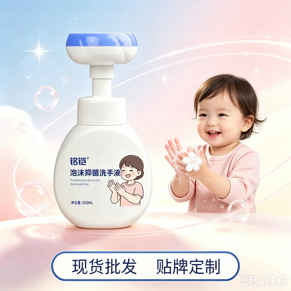 300ml泡沫抑菌洗手液家用儿童款批发定制