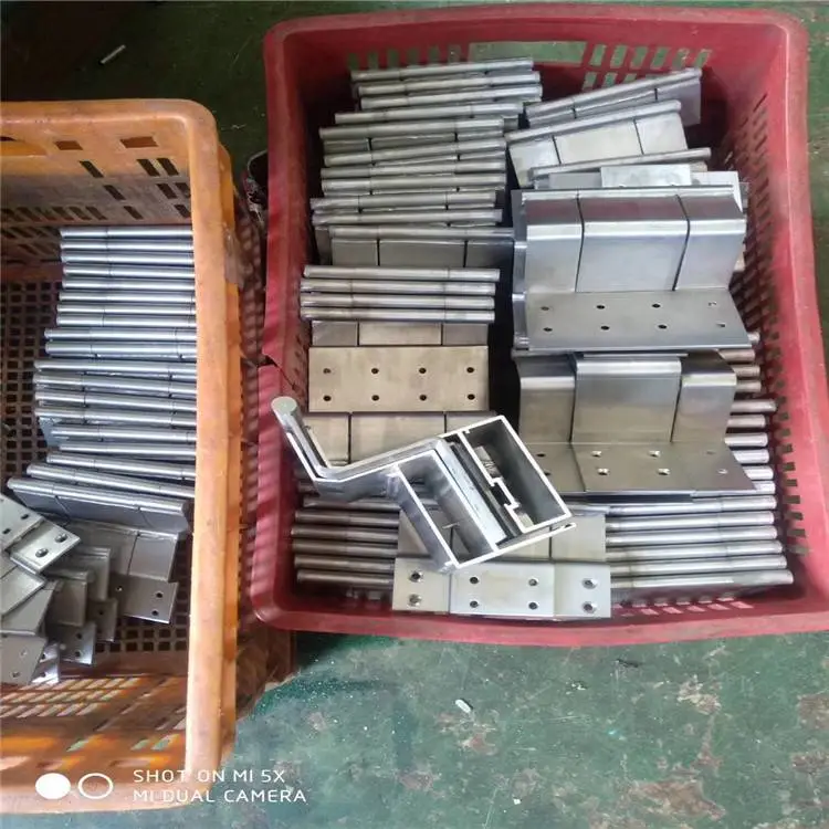 根据铝型材定制 带开启角度合页 不锈钢子母合页 加工
