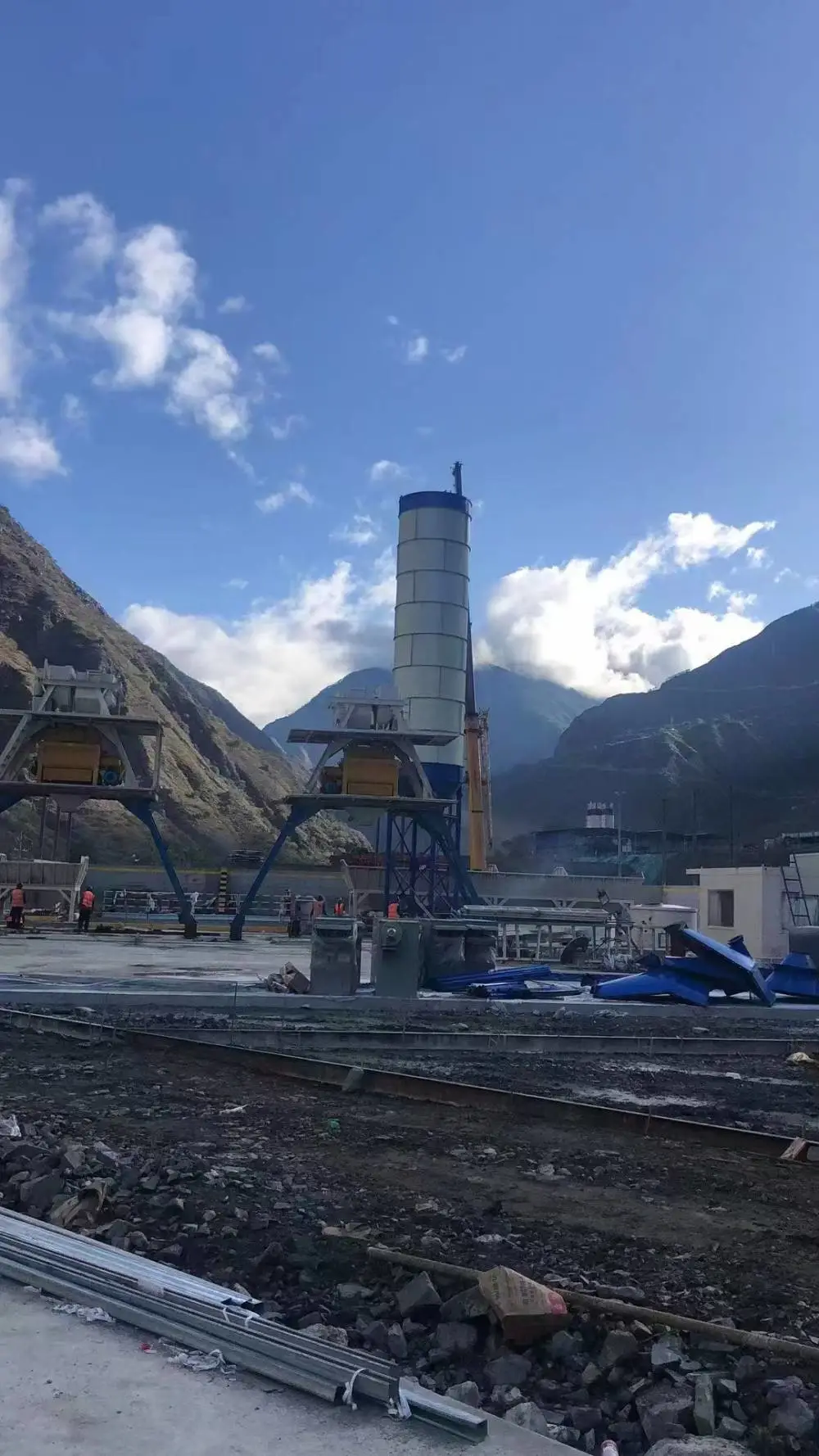 200吨片式水泥罐 片状水泥仓 免基础 可移动 搅拌站