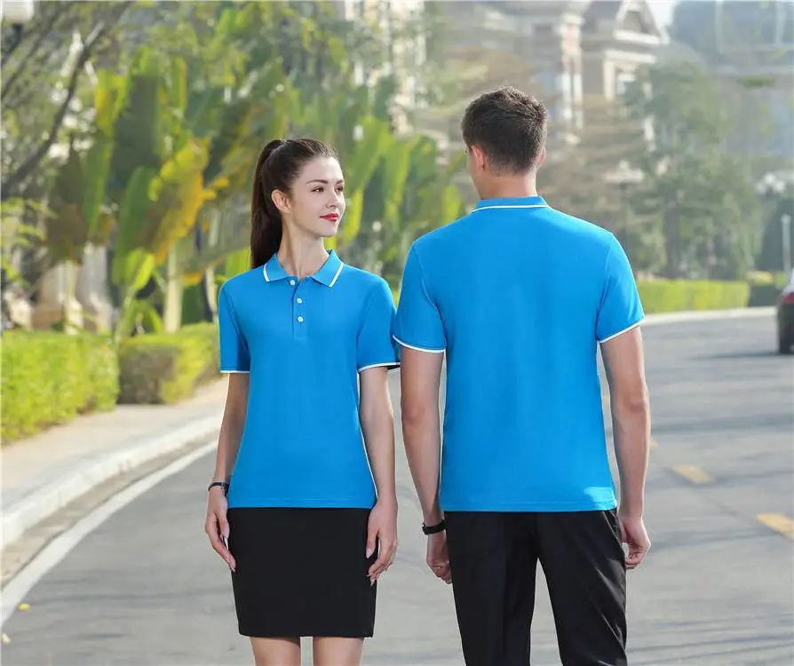 韶关定制印logo夏装短袖衣服刺绣