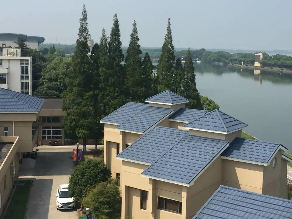 秦皇岛镀铝锌钢板瓦 金属瓦***格 sangobuildmetaltile