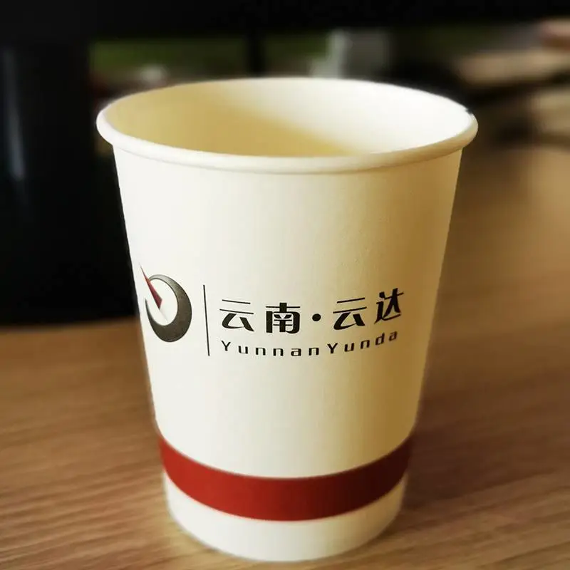 创意小清新纸杯家用水杯办公商务咖啡杯少女心定制广告纸杯有什么用垣曲