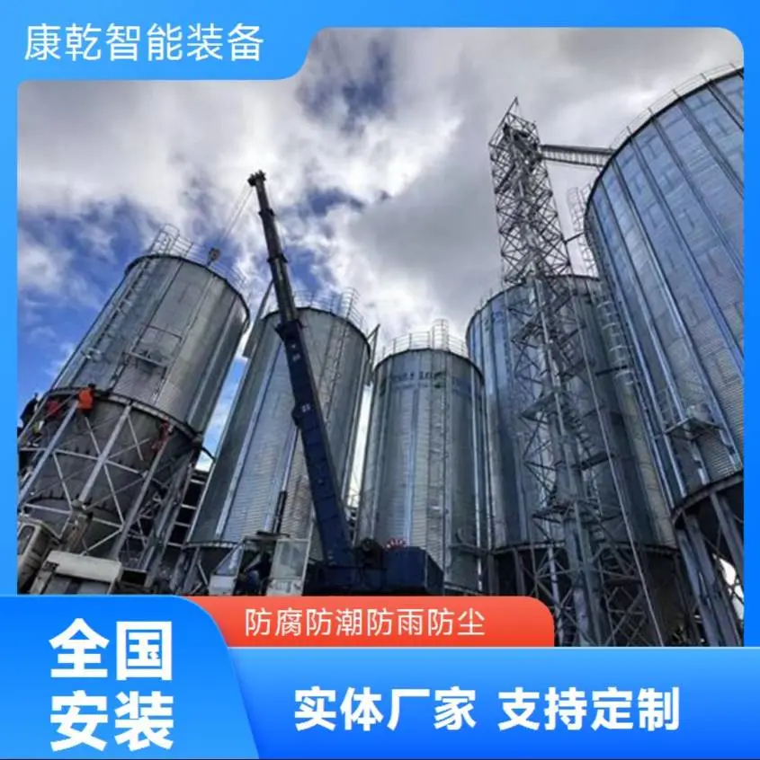 康亁 50吨小麦钢板仓 玉米 稻谷 粮食储存仓 规格多样