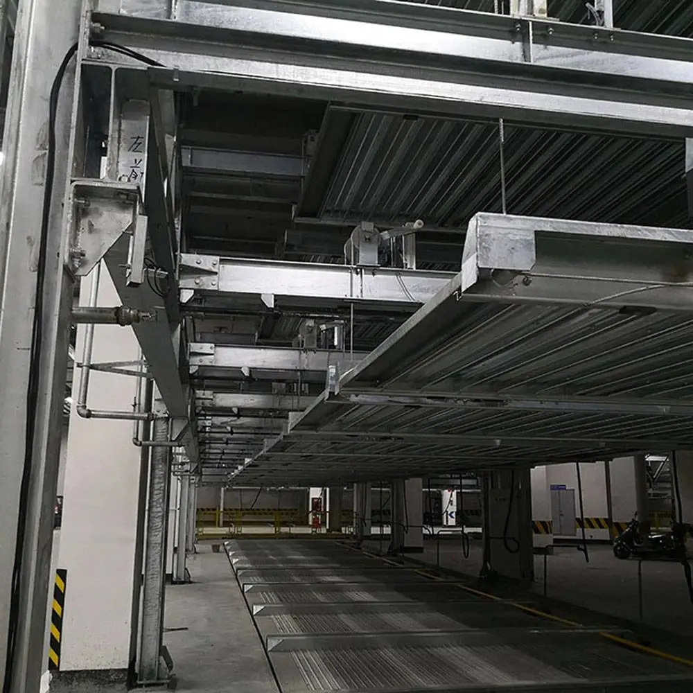 重庆巴南立体车库租赁 停车场BOT 升降横移租赁安装 莱贝4层立体车库租用