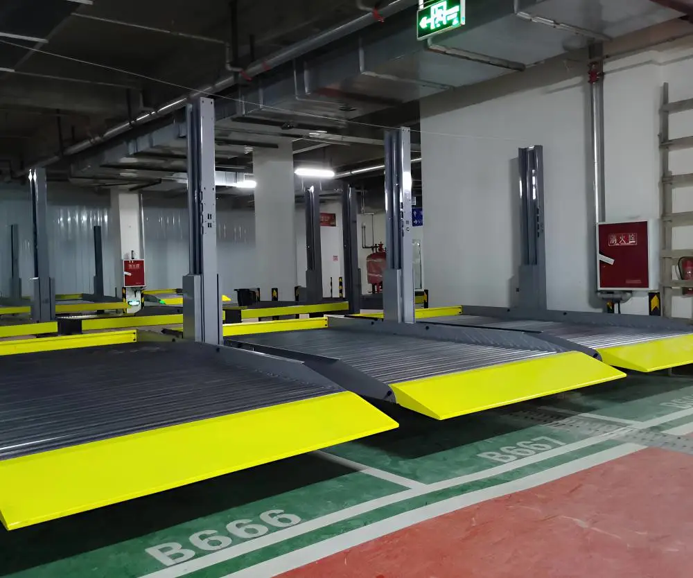 涟源家用立体车库租赁 垂直循环立体停车场 两柱立体停车短期租赁 全智能立体停车市场行情