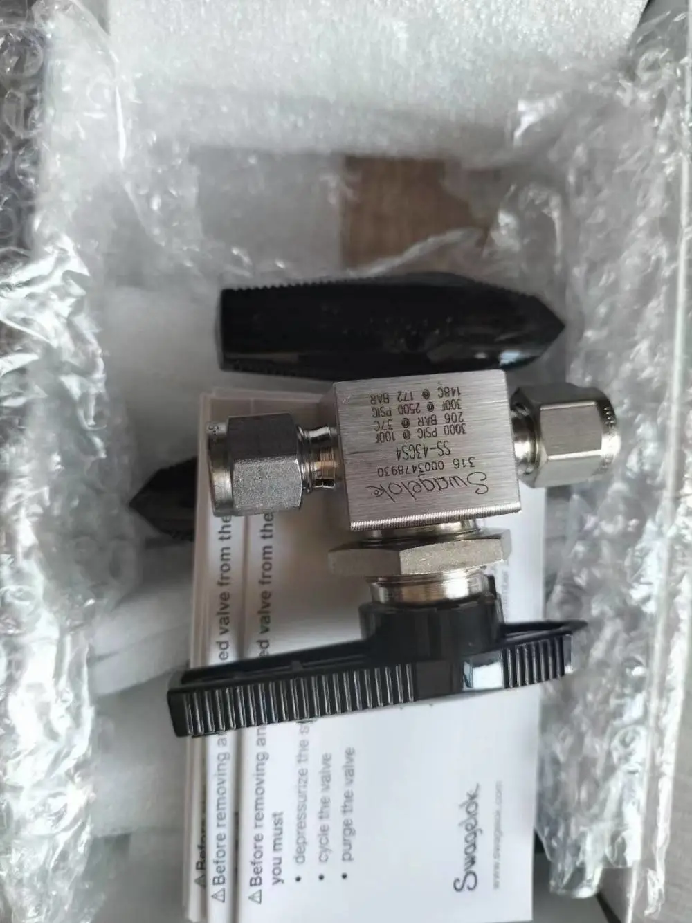 美国swagelok世伟洛克球阀 1/2卡套接口SS-43GS8