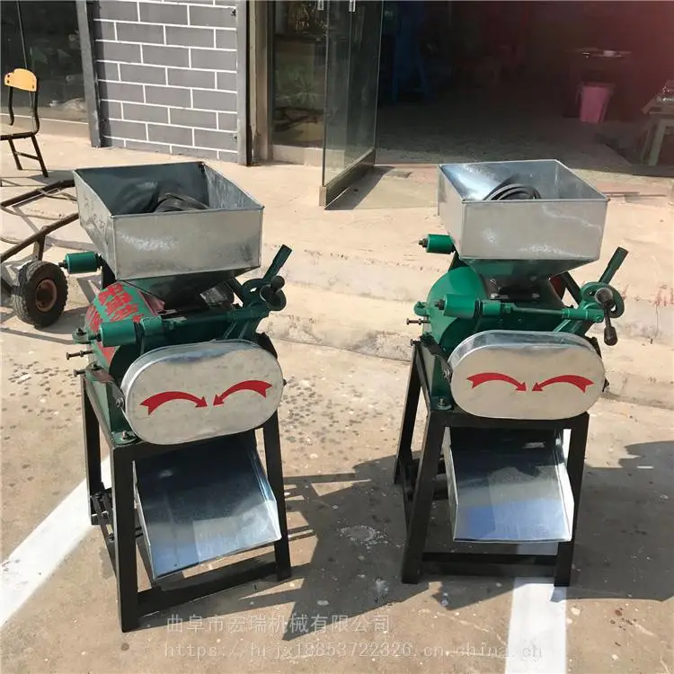 葫芦岛小型玉米加工机器辽宁花生碎粒机做点心用花生轧碎机