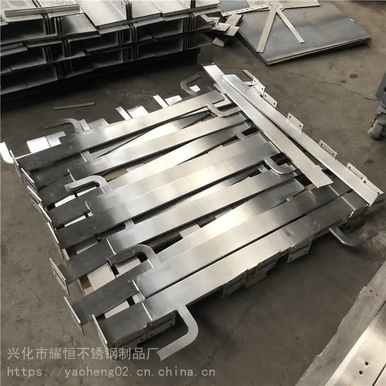 激光切割生产 河道灯光景观防护栏 不锈钢立柱玻璃栏板图集 安装方便