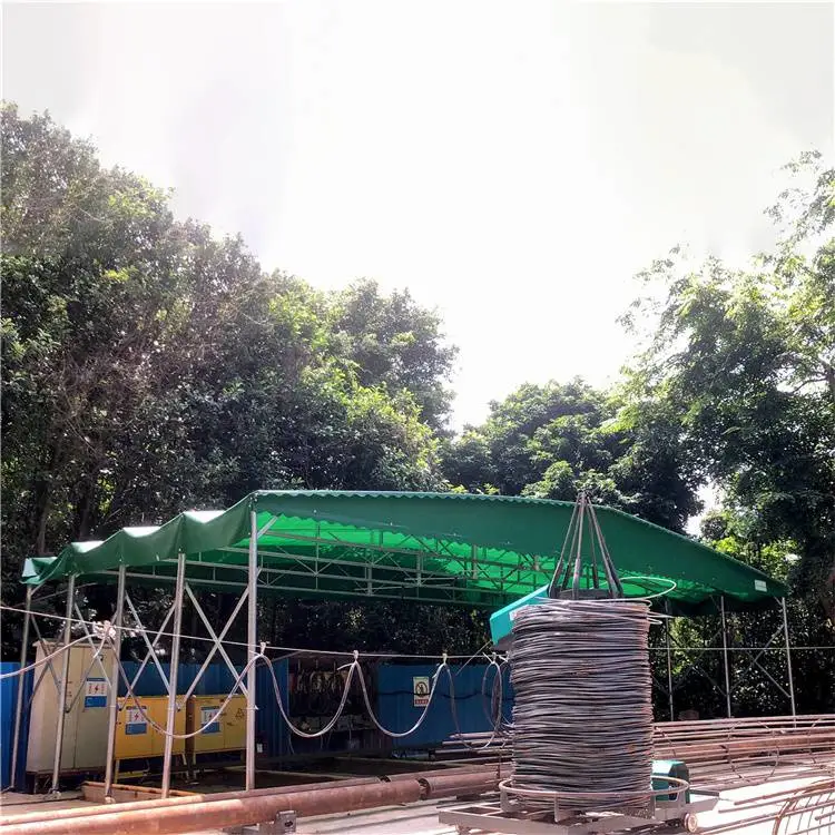 徐州贾汪 推拉蓬活动棚 伸缩式遮雨棚 可按需定制批发