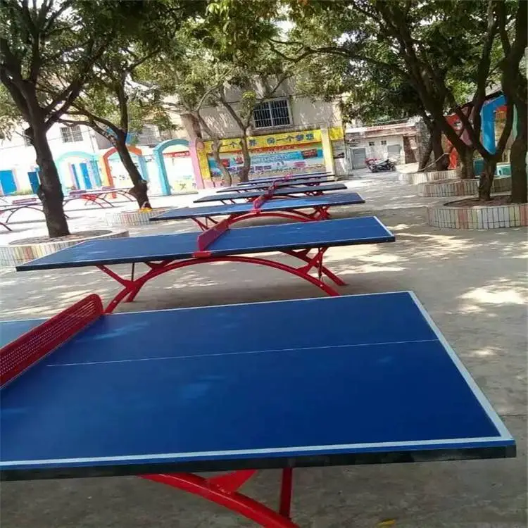 晋城 标准乒乓球台 单折移动乒乓球桌 可折叠式