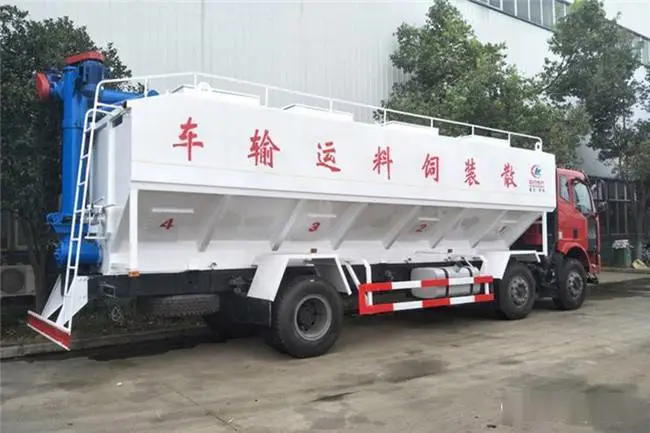 江淮***后六多功能饲料车-拉饲料汽车可拉不同饲l料