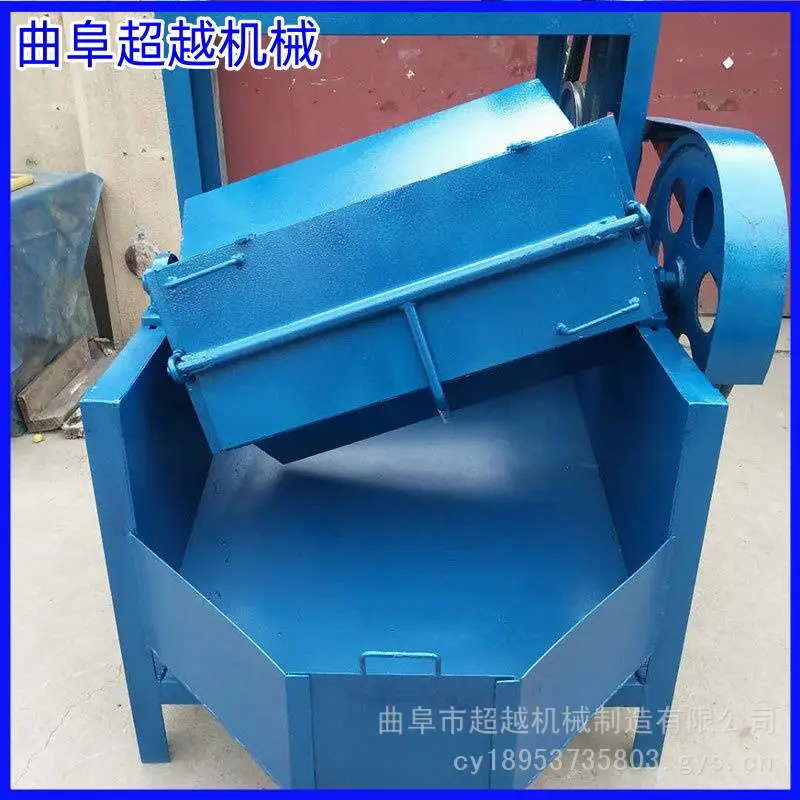 超越 卧式滚筒型氧化铝干磨机 新款六角滚筒翻新抛光机视频