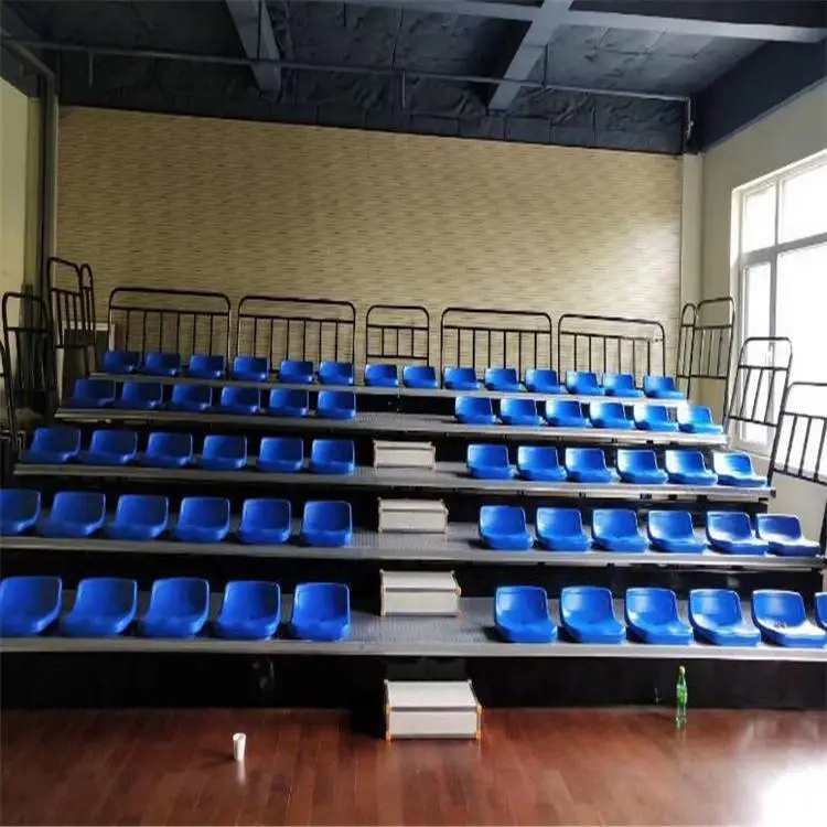 内蒙古包头运动馆看台座椅 场馆伸缩看台座椅 篮球场看台座椅厂