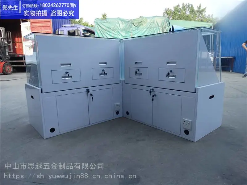 烟酒展示柜台超市烟草柜斜坡放烟柜台专卖店