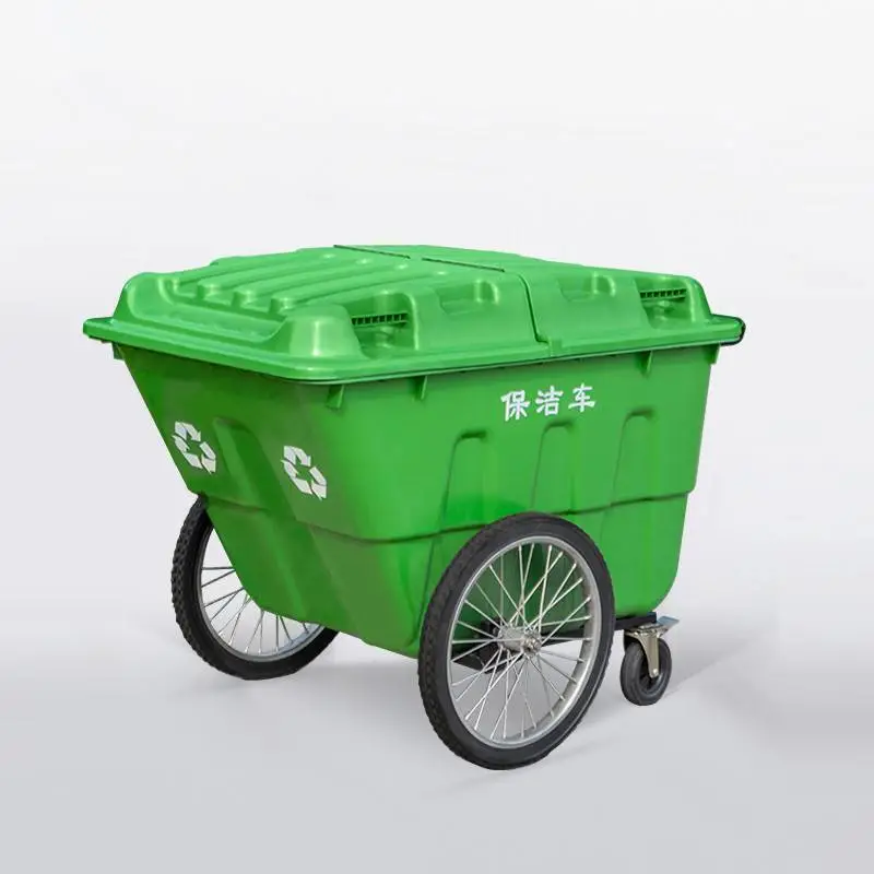 厂家直销垃圾车环卫手推保洁车医疗手推垃圾车户外带盖转运垃圾车