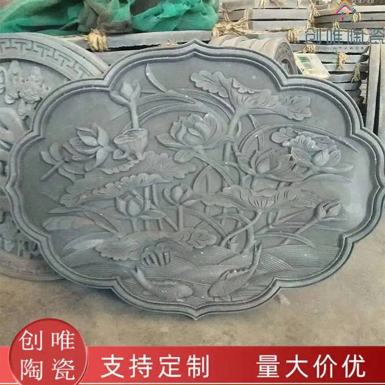 山东潍坊四合院古建砖雕回文砖斗拱青砖秦砖汉瓦什锦窗砖雕生产厂家