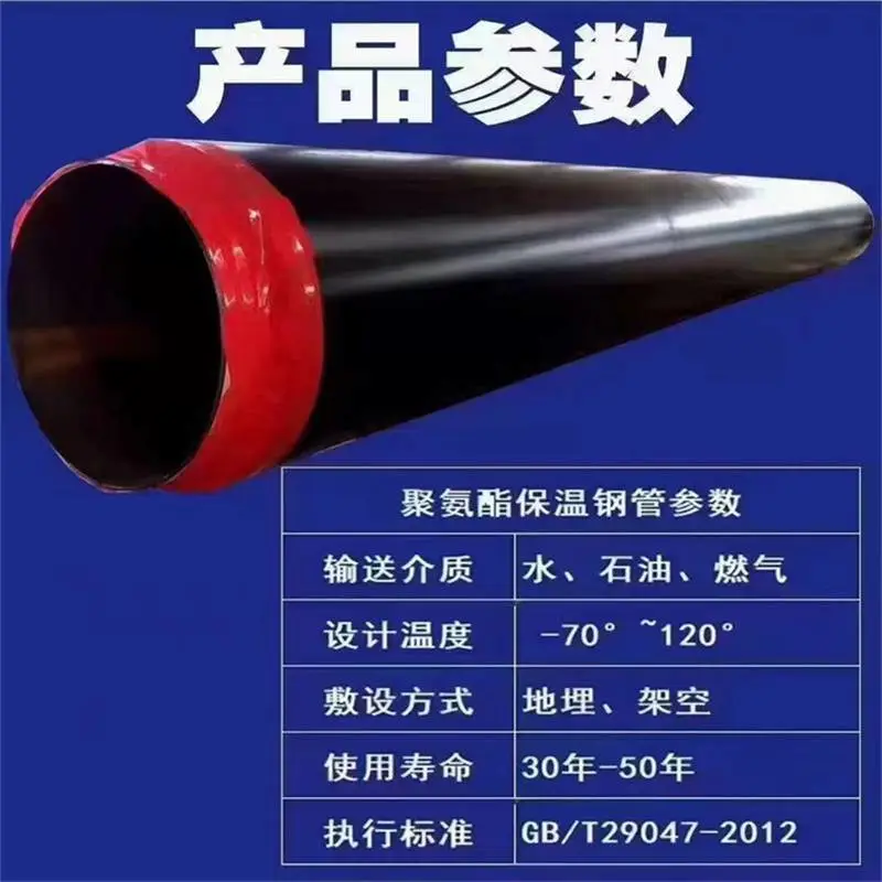河北沧州 玻璃钢保温管道 管径377*7预制地暖保温管 保质保量