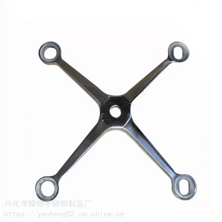 车站 高铁站玻璃雨棚 不锈钢单爪 不锈钢K型爪 欢迎来电咨询