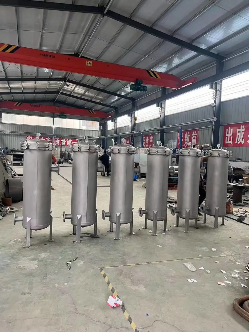 华豫滤器供应304不锈钢保安过滤器DN100-大流量滤芯