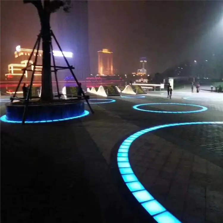 楼面景观地埋灯条厂家 LED发光地砖