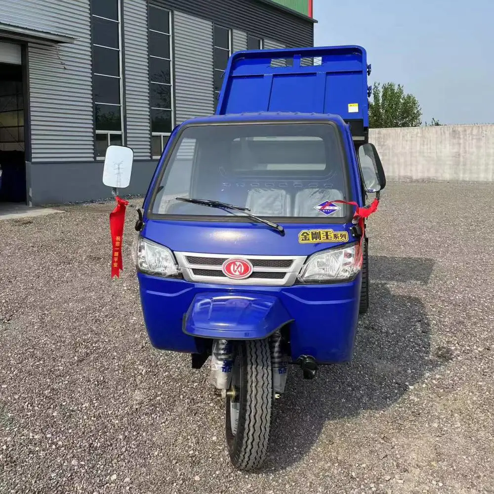 路驰 小型柴油三轮农用车 28马力全棚家用自卸三马车可定制