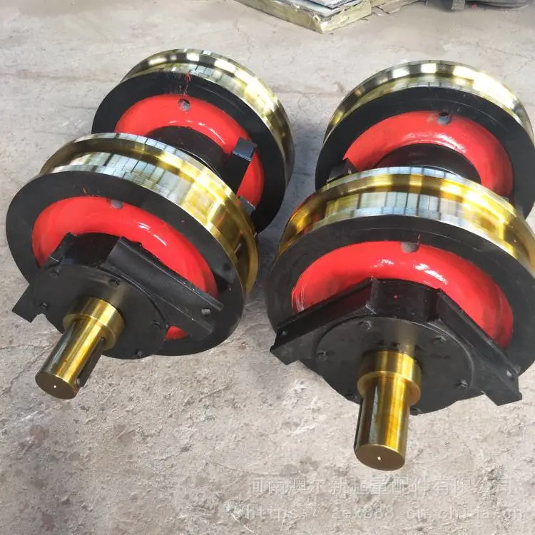 φ500*150起重机行车轮组 双梁行车轮 非标车轮加工
