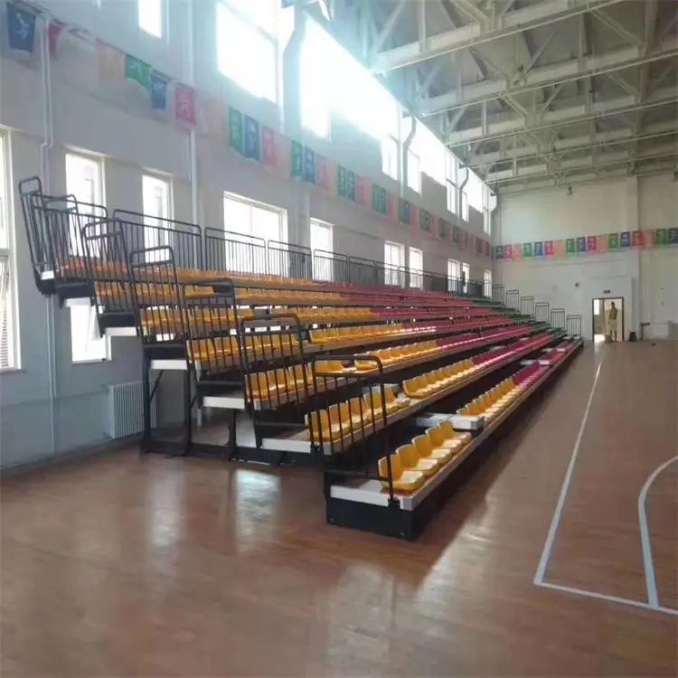 足球场伸缩看台影剧院座椅铝合金移动看台浙江杭州