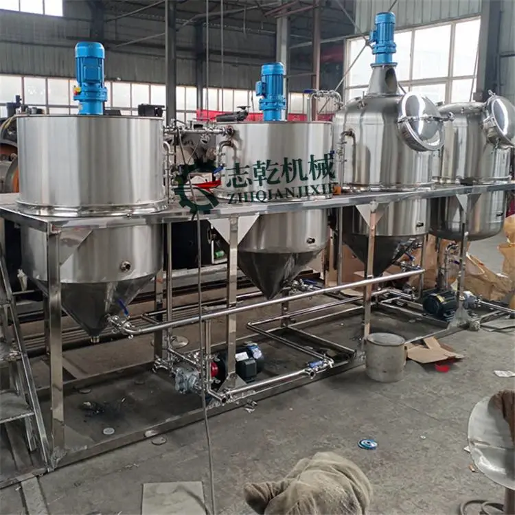 油葵油加工设备 葡萄籽油精炼设备 粮油精炼设备厂房要求