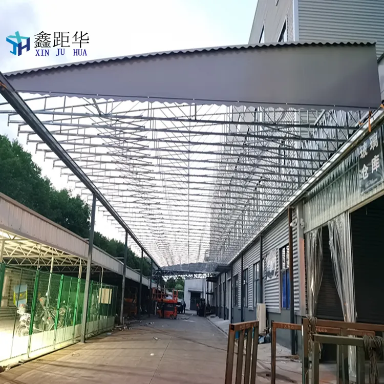厂房上悬空棚徐州贾汪可移动防雨棚怎么安装