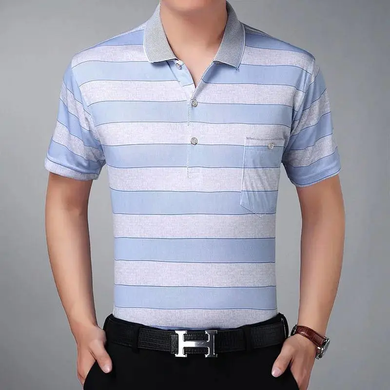 地摊男式polo衫批发电商货源5大批发网站湖北鄂州男装翻领短袖T恤批发