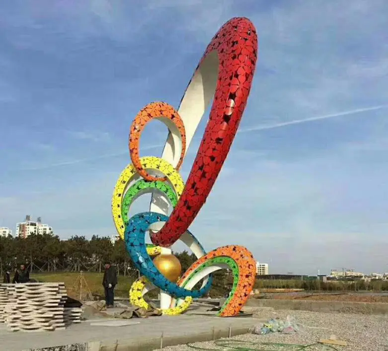 【定制大型不锈钢园林雕塑设计制作 青海黄南 成都导视牌设计制作
